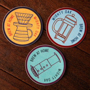 Brew At Home Stickers
