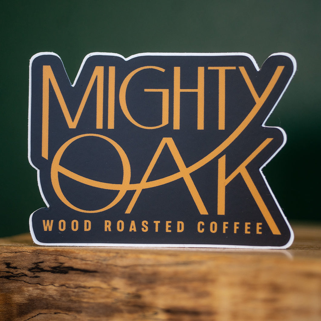 Mighty Oak logo sticker